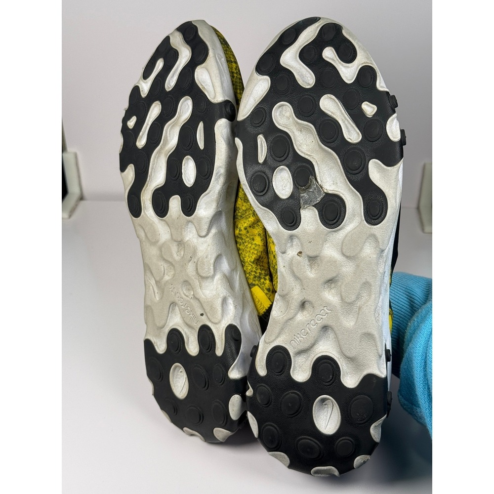 Nike React Element 55 CT1551-700 Volt Snakeskin Sneaker Running Womens 10.5 - Picture 7 of 8